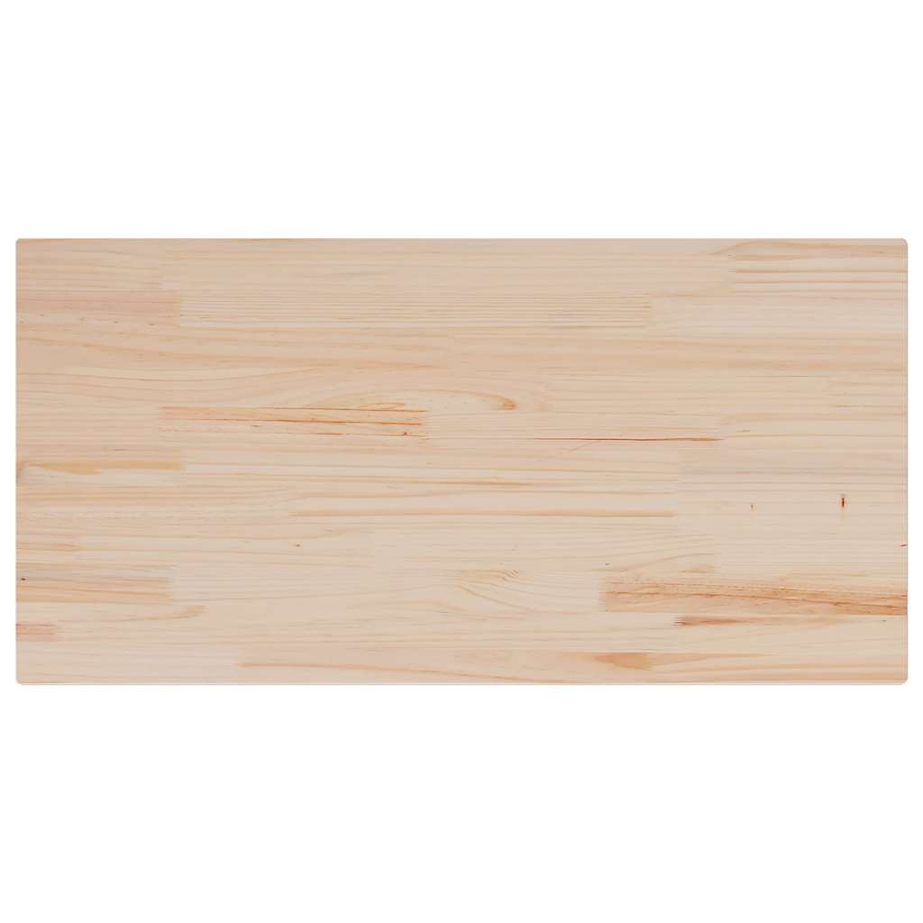 Tafelblad rechthoekig 100x50x1,7 cm massief grenenhout is nu te koop bij PeponiXL, paradijselijk wonen!