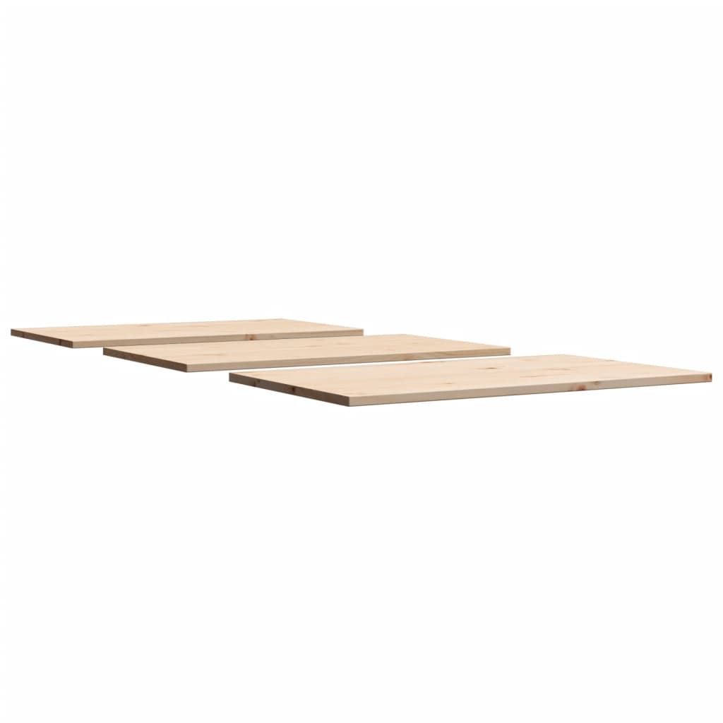 Tafelbladen 3 st rechthoekig 80x47x1,7 cm massief grenenhout is nu te koop bij PeponiXL, paradijselijk wonen!