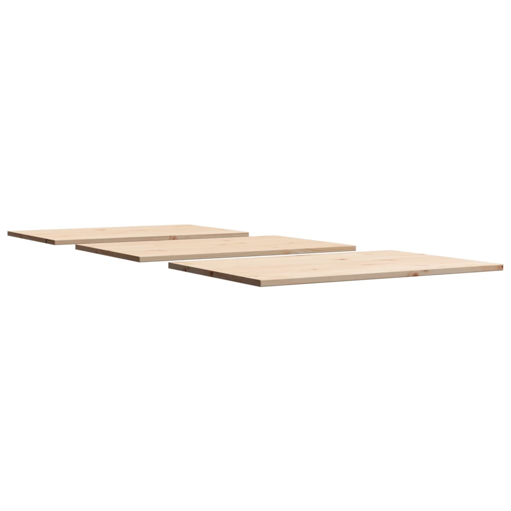 Tafelbladen 3 st rechthoekig 80x53x1,7 cm massief grenenhout is nu te koop bij PeponiXL, paradijselijk wonen!