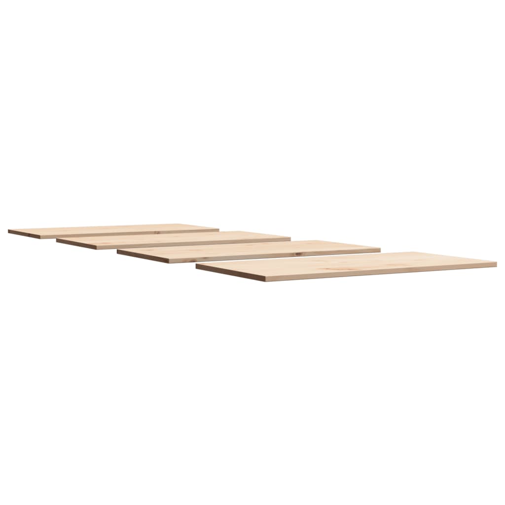 Tafelbladen 4 st rechthoekig 90x45x1,7 cm massief grenenhout is nu te koop bij PeponiXL, paradijselijk wonen!
