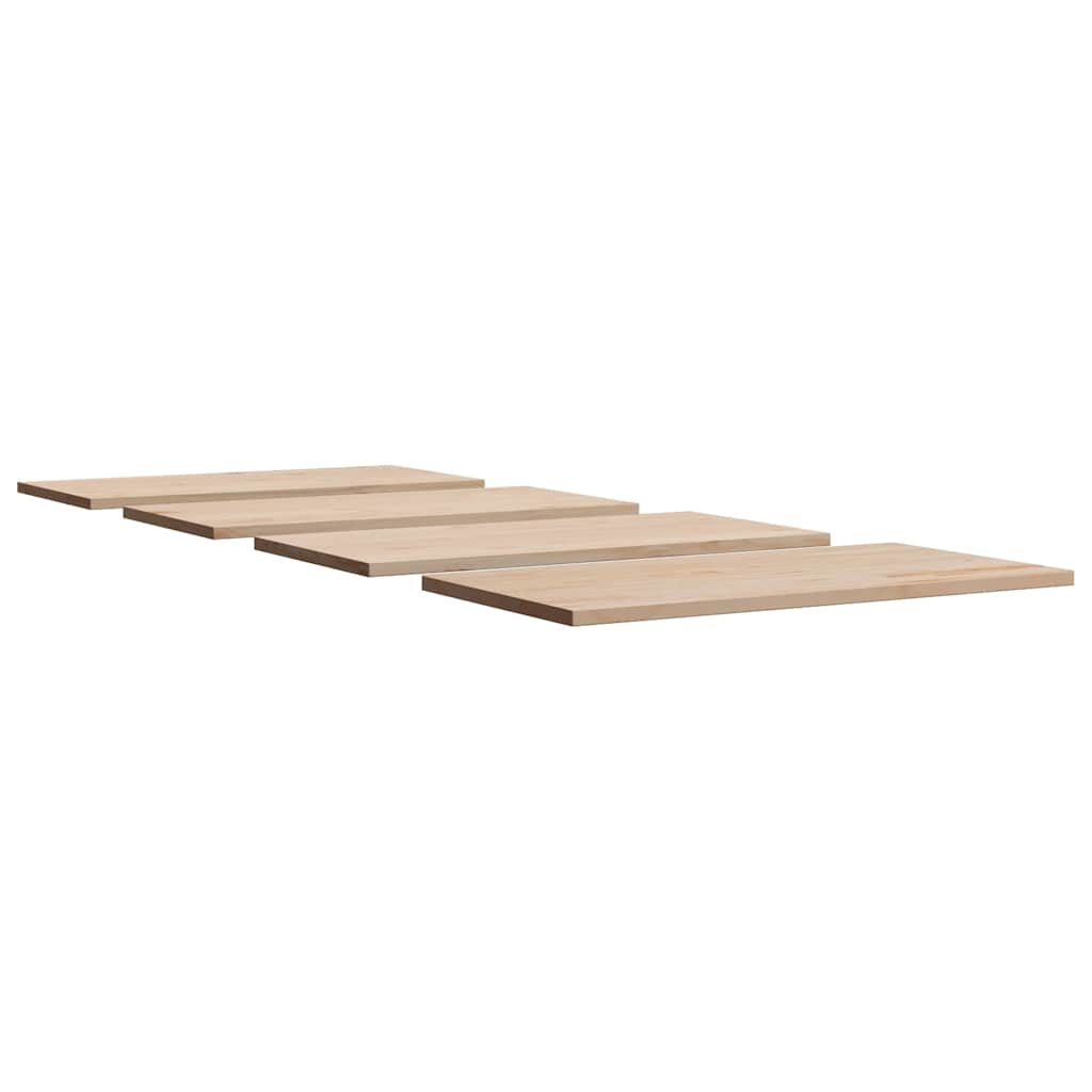Tafelbladen 4 st rechthoekig 100x50x1,7 cm massief grenenhout is nu te koop bij PeponiXL, paradijselijk wonen!