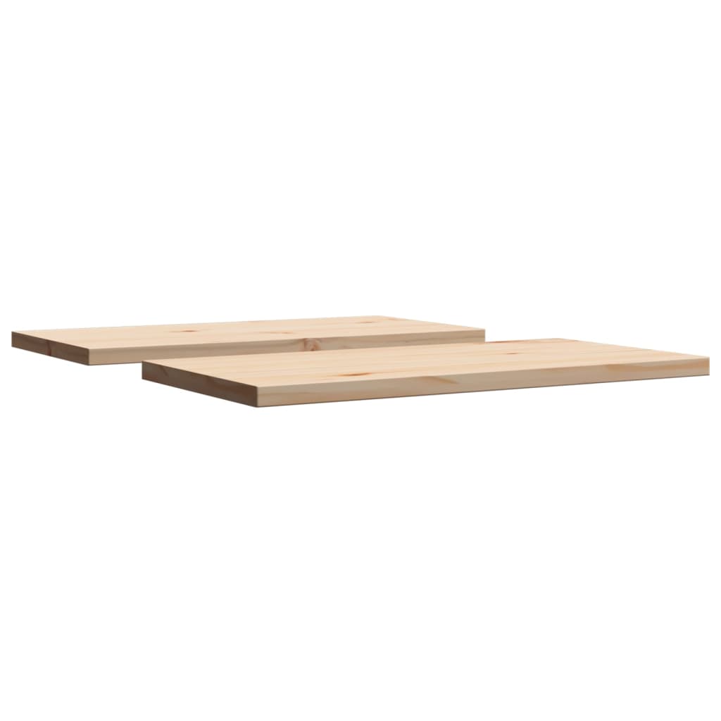 Tafelbladen 2 st rechthoekig 70x35x2,5 cm massief grenenhout is nu te koop bij PeponiXL, paradijselijk wonen!
