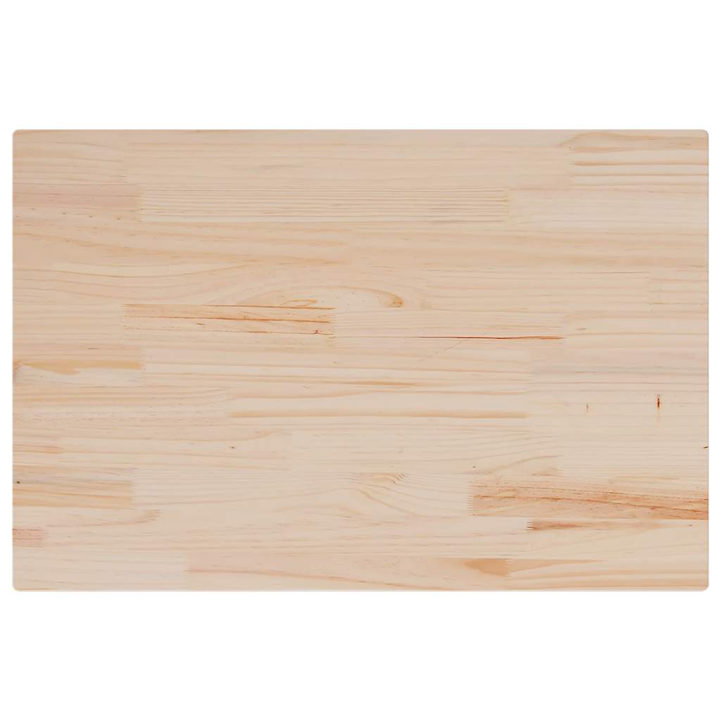 Tafelblad rechthoekig 80x50x2,5 cm massief grenenhout is nu te koop bij PeponiXL, paradijselijk wonen!