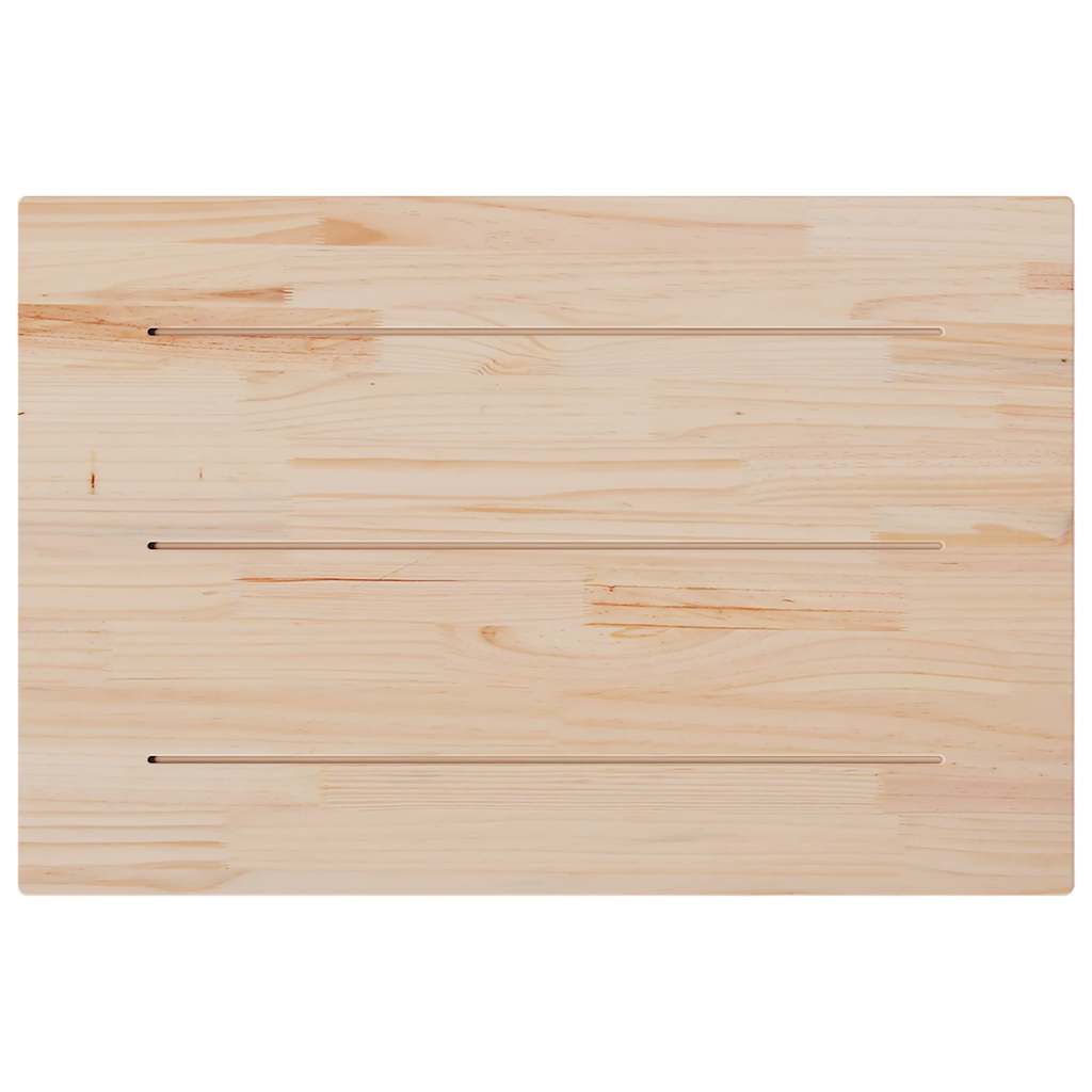 Tafelblad rechthoekig 80x50x2,5 cm massief grenenhout is nu te koop bij PeponiXL, paradijselijk wonen!