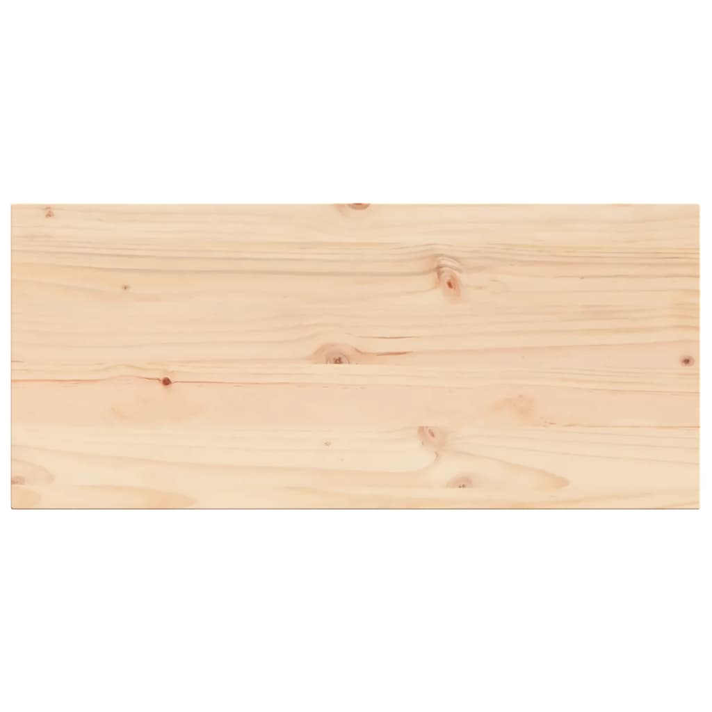 Tafelblad rechthoekig 90x40x2,5 cm massief grenenhout is nu te koop bij PeponiXL, paradijselijk wonen!