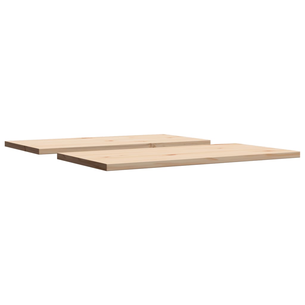 Tafelbladen 2 st rechthoekig 90x45x2,5 cm massief grenenhout is nu te koop bij PeponiXL, paradijselijk wonen!