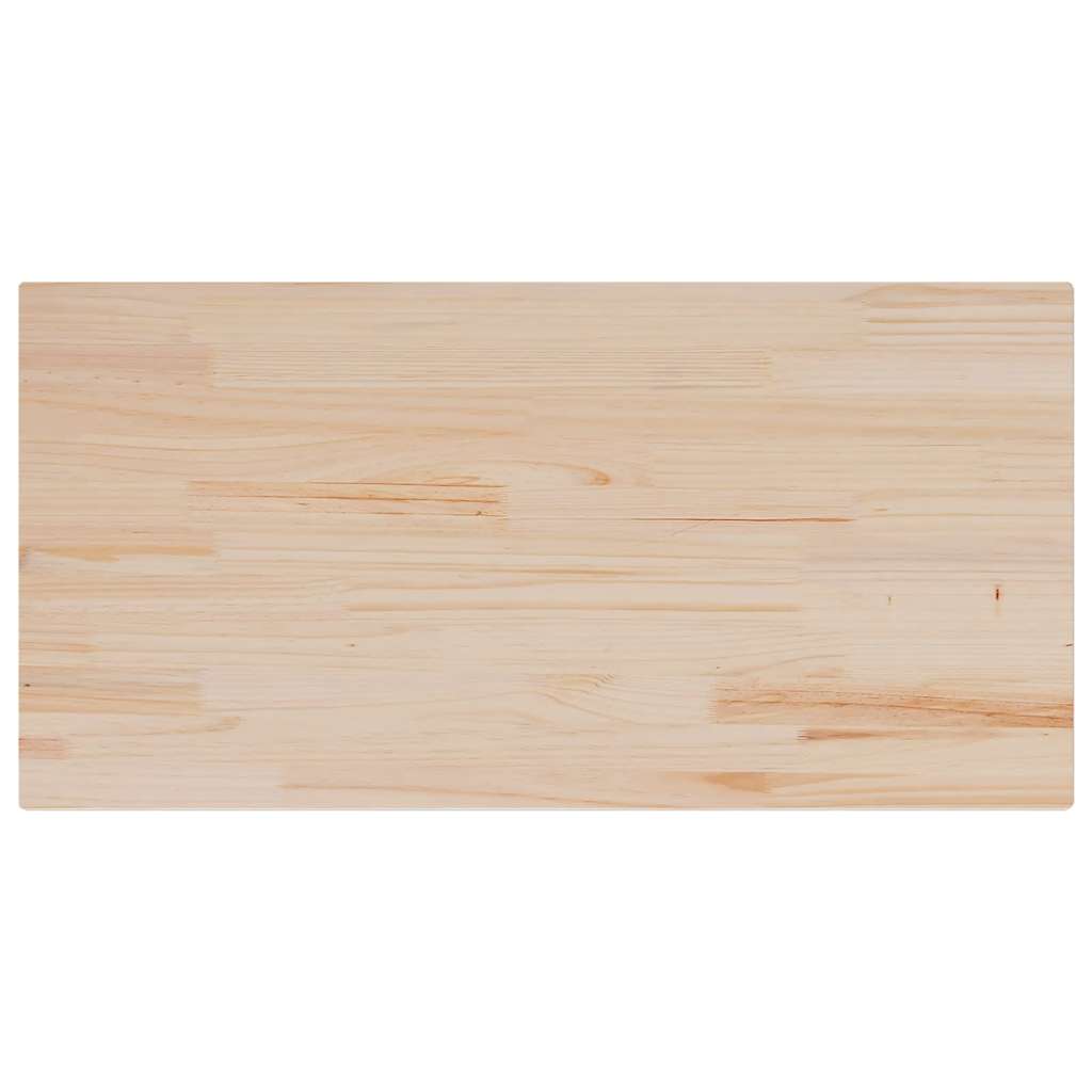 Tafelblad rechthoekig 100x50x2,5 cm massief grenenhout is nu te koop bij PeponiXL, paradijselijk wonen!
