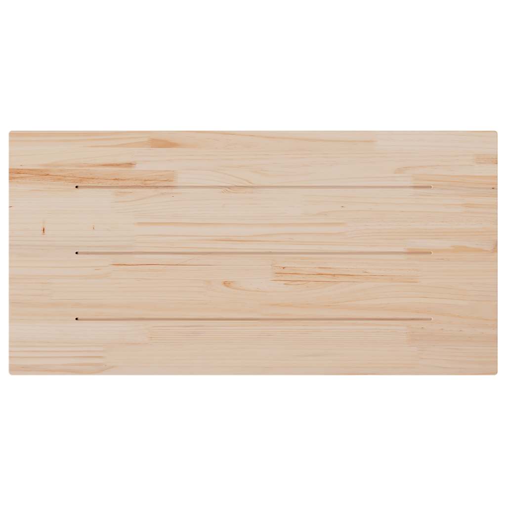 Tafelblad rechthoekig 100x50x2,5 cm massief grenenhout is nu te koop bij PeponiXL, paradijselijk wonen!