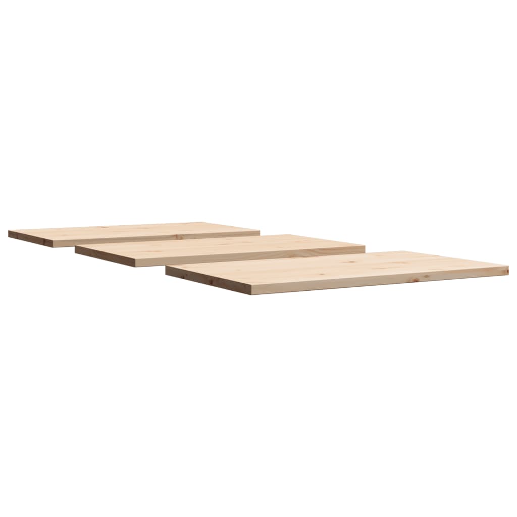 Tafelbladen 3 st rechthoekig 80x47x2,5 cm massief grenenhout is nu te koop bij PeponiXL, paradijselijk wonen!