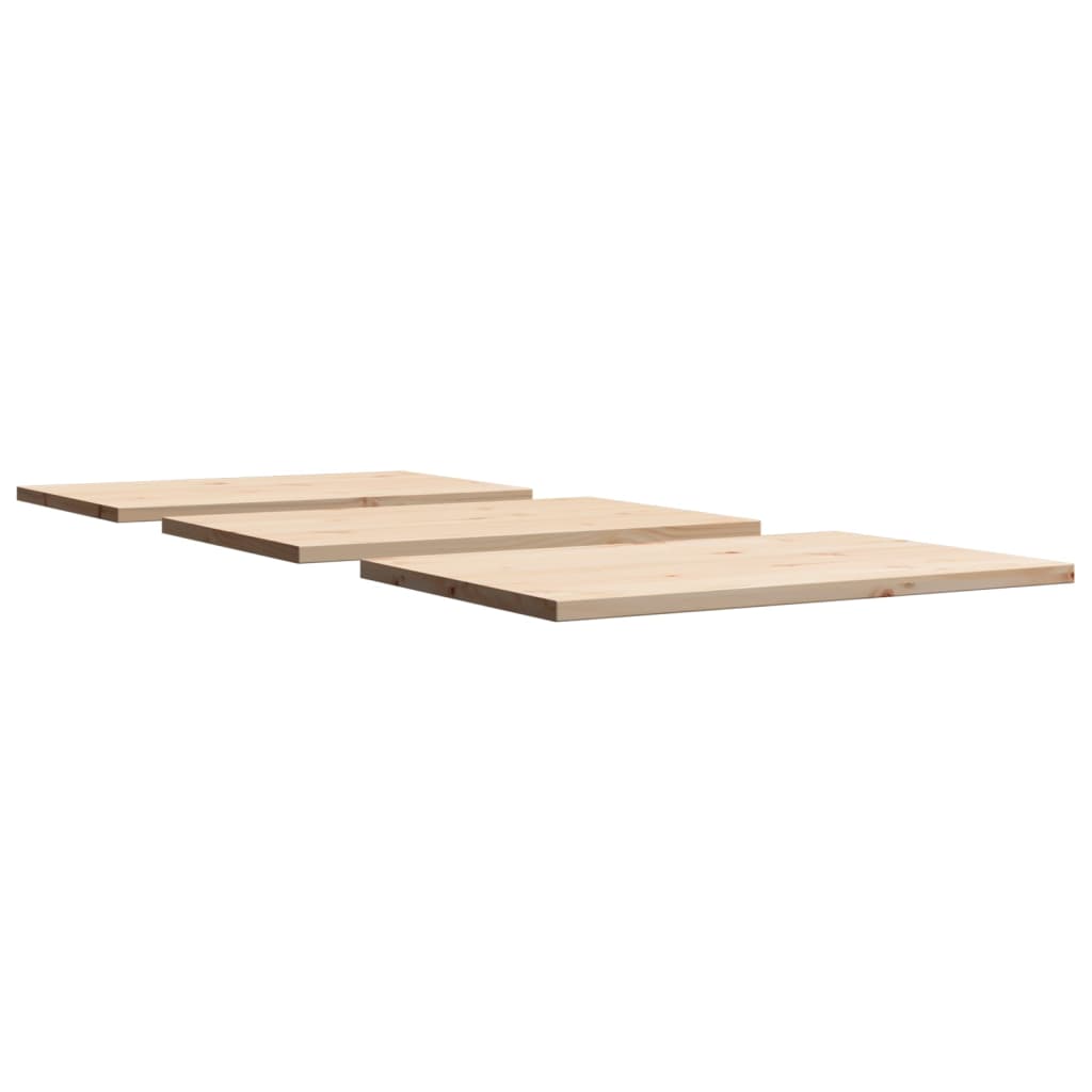 Tafelbladen 3 st rechthoekig 80x53x2,5 cm massief grenenhout is nu te koop bij PeponiXL, paradijselijk wonen!