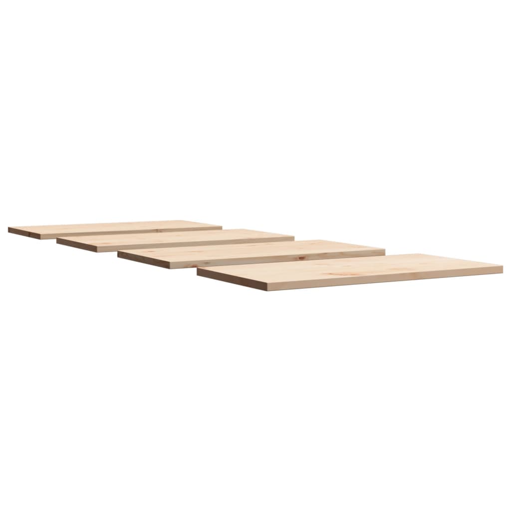 Tafelbladen 4 st rechthoekig 90x45x2,5 cm massief grenenhout is nu te koop bij PeponiXL, paradijselijk wonen!
