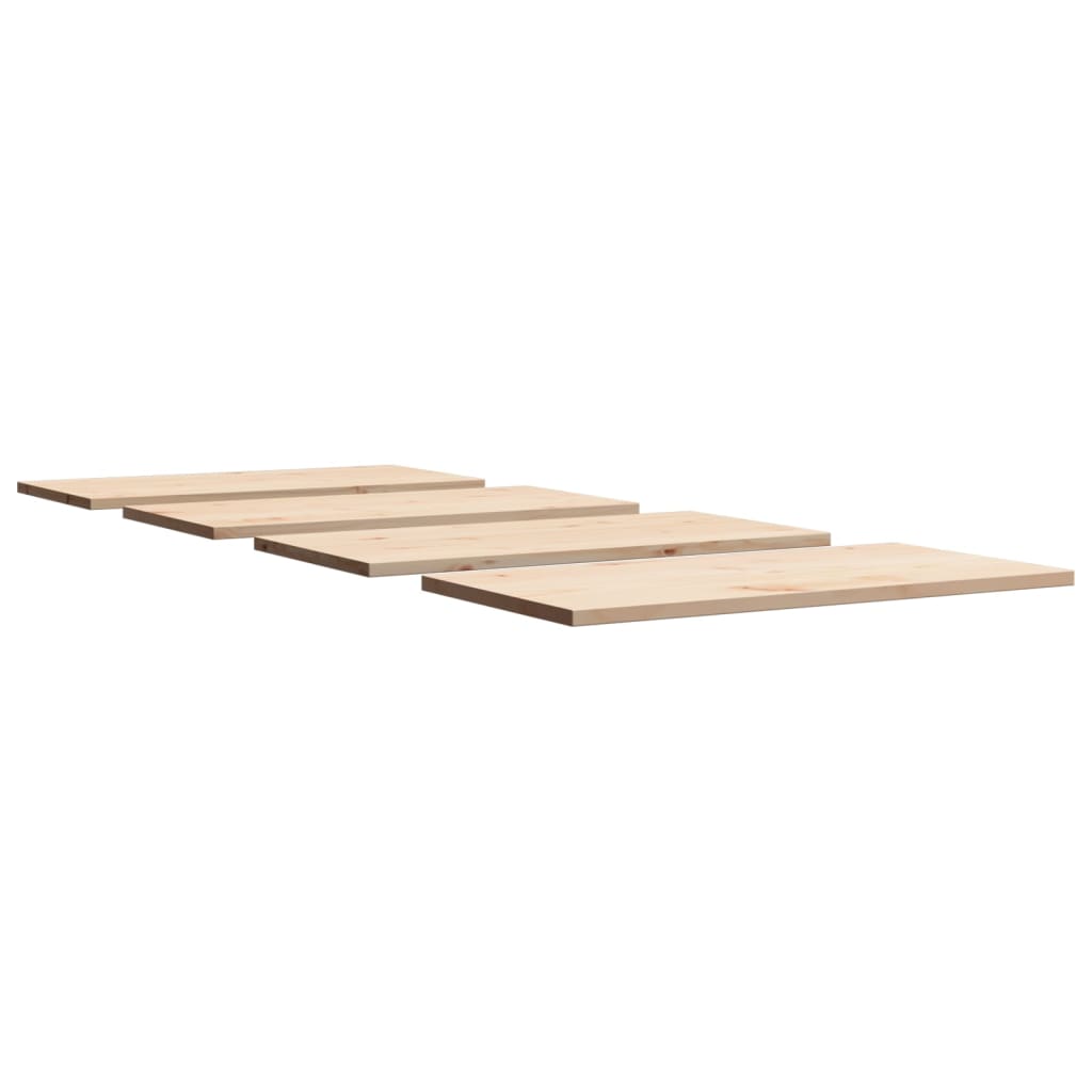 Tafelbladen 4 st rechthoekig 100x50x2,5 cm massief grenenhout is nu te koop bij PeponiXL, paradijselijk wonen!