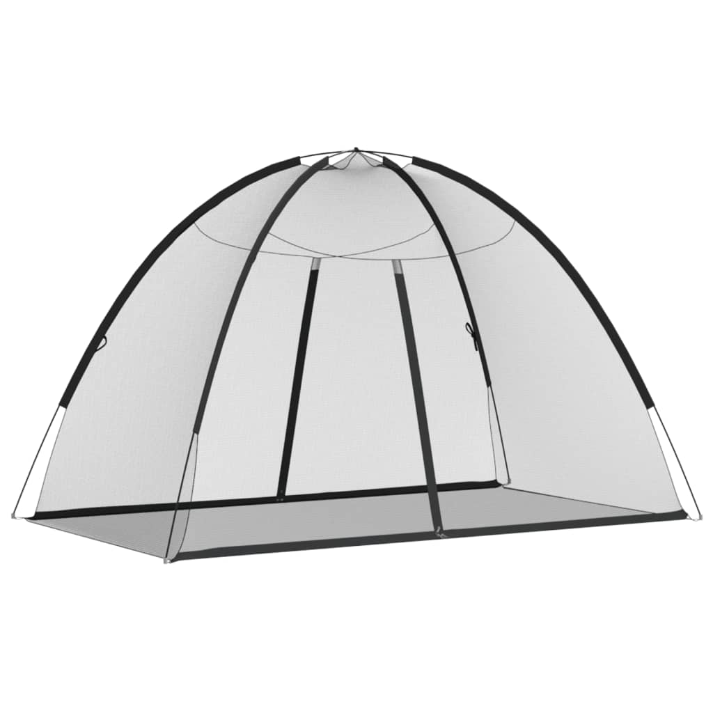 Klamboe met deuren Mongolia 220 gaas 200x120x130 cm zwart is nu te koop bij PeponiXL, paradijselijk wonen!