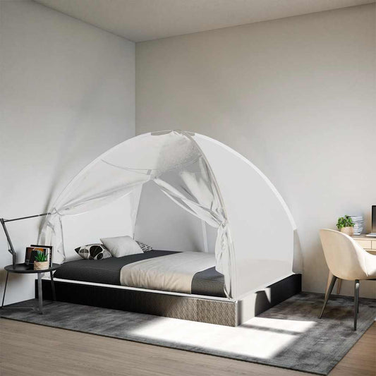 Klamboe met deuren Mongolia 220 gaas 200x150x140 cm wit is nu te koop bij PeponiXL, paradijselijk wonen!