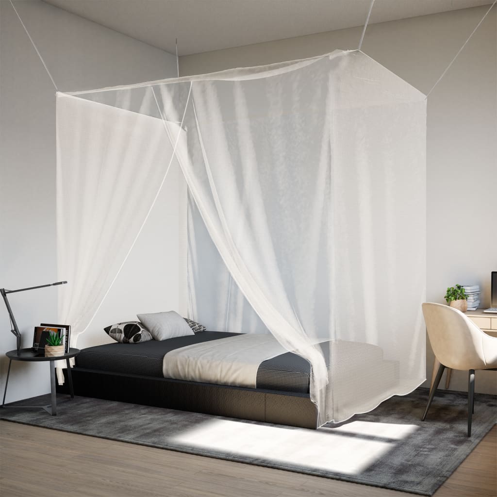 Hangende klamboe 156 gaas 220x120x150 cm wit is nu te koop bij PeponiXL, paradijselijk wonen!