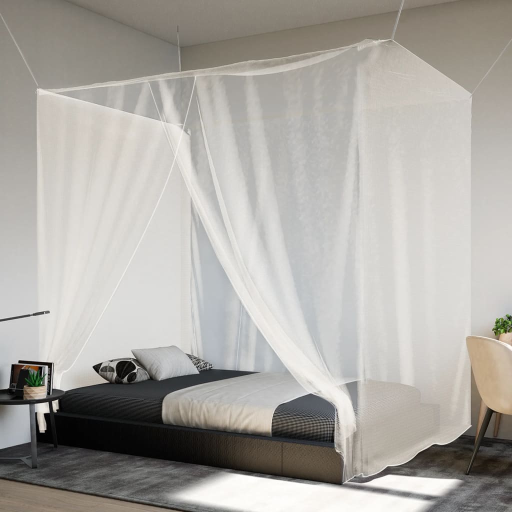 Hangende klamboe 156 gaas 220x120x150 cm wit is nu te koop bij PeponiXL, paradijselijk wonen!