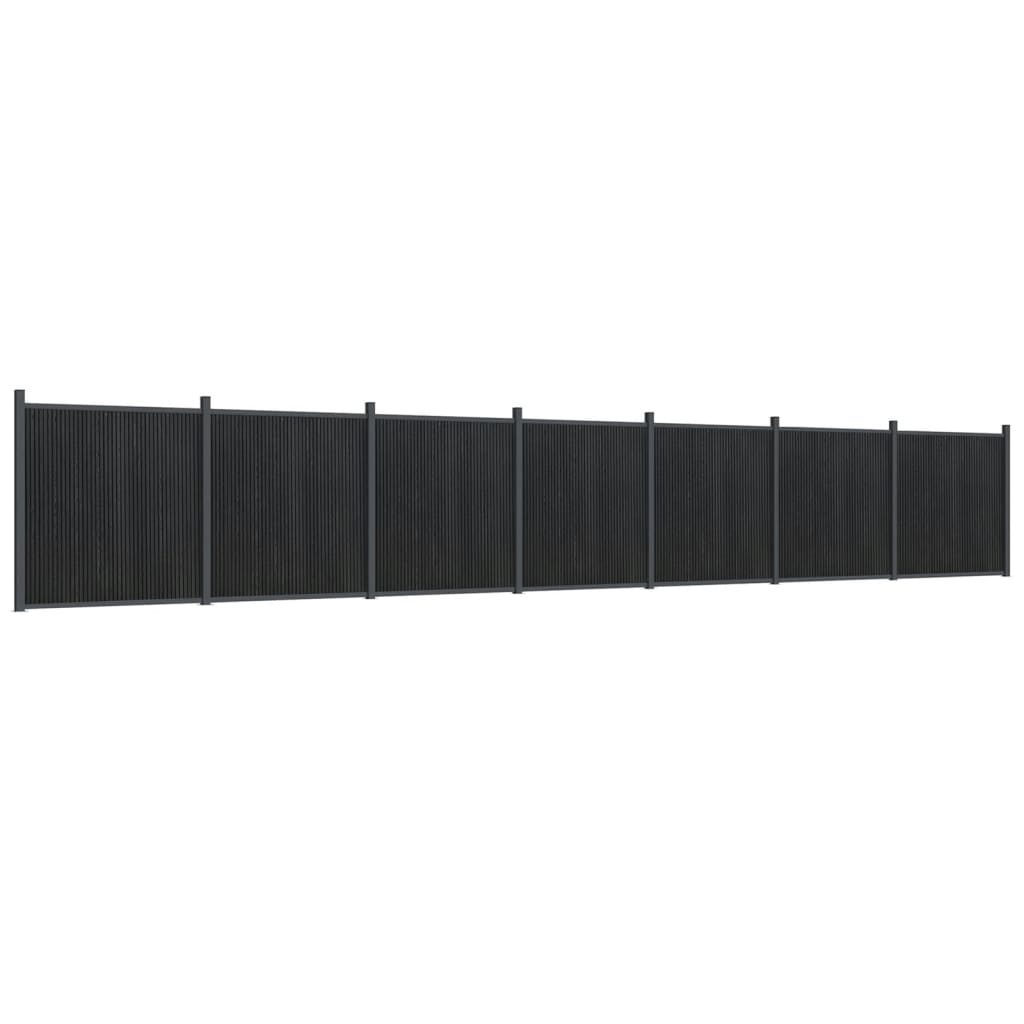 Schuttingpaneel 1218x186 cm HKC grijs is nu te koop bij PeponiXL, paradijselijk wonen!