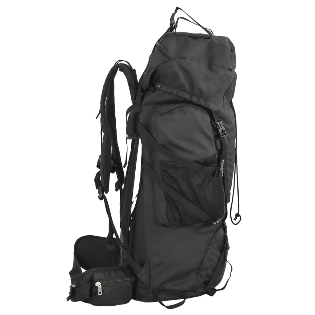 Wandelrugzak 60 L oxford stof zwart is nu te koop bij PeponiXL, paradijselijk wonen!