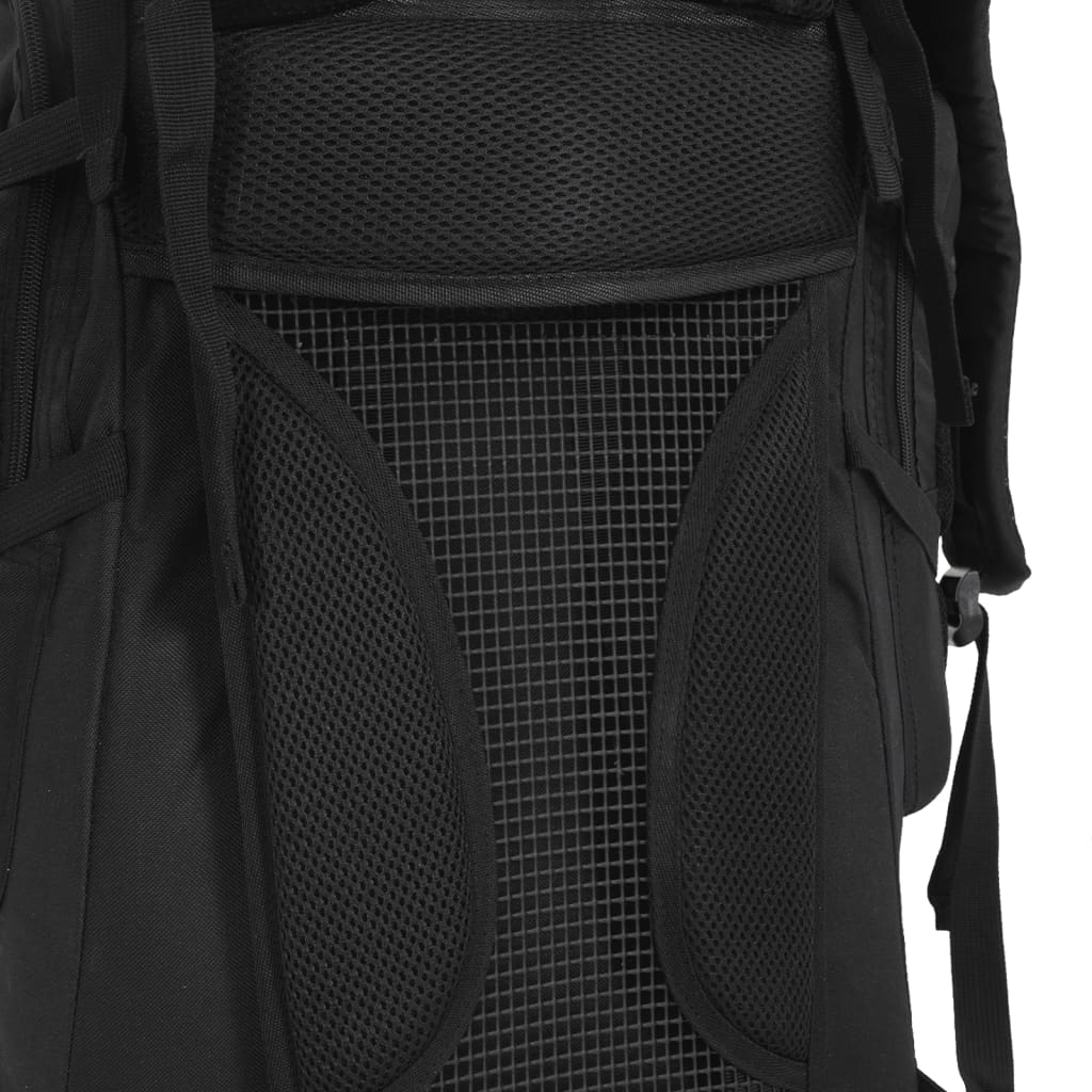 Wandelrugzak 60 L oxford stof zwart is nu te koop bij PeponiXL, paradijselijk wonen!