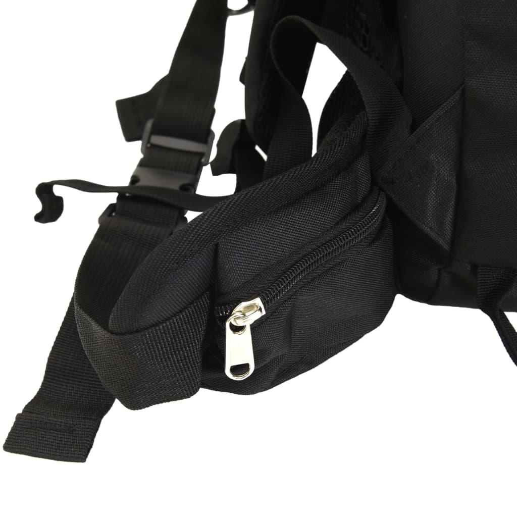 Wandelrugzak 60 L oxford stof zwart is nu te koop bij PeponiXL, paradijselijk wonen!