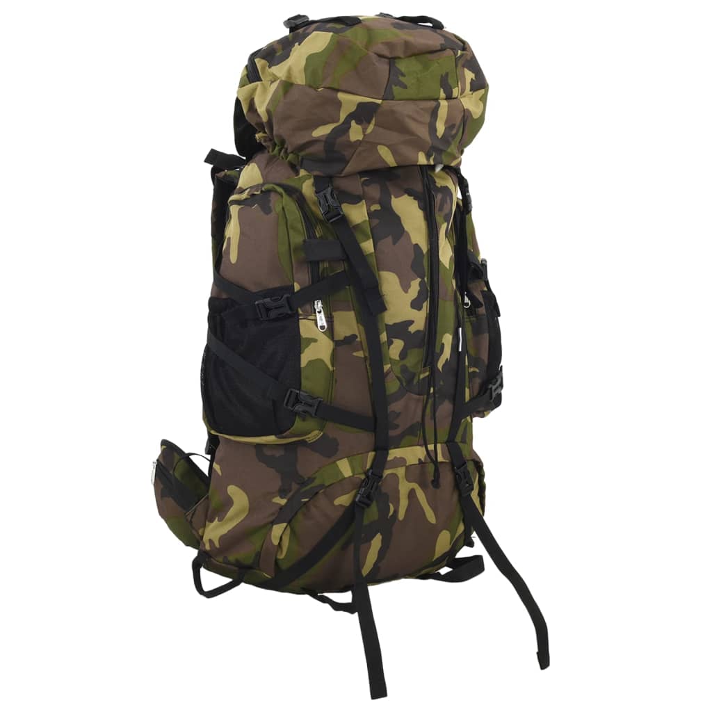 Wandelrugzak 60 L camouflage oxford stof groen is nu te koop bij PeponiXL, paradijselijk wonen!