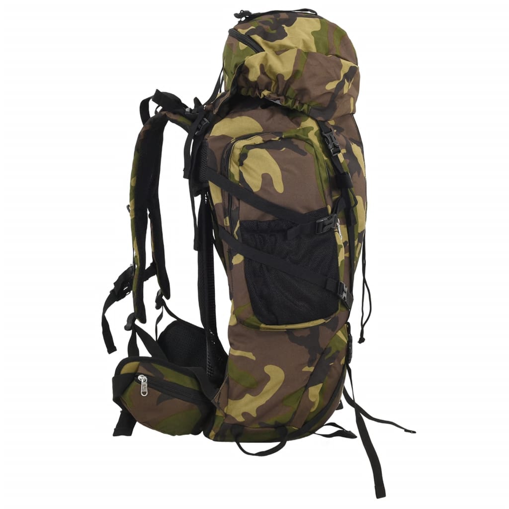 Wandelrugzak 60 L camouflage oxford stof groen is nu te koop bij PeponiXL, paradijselijk wonen!