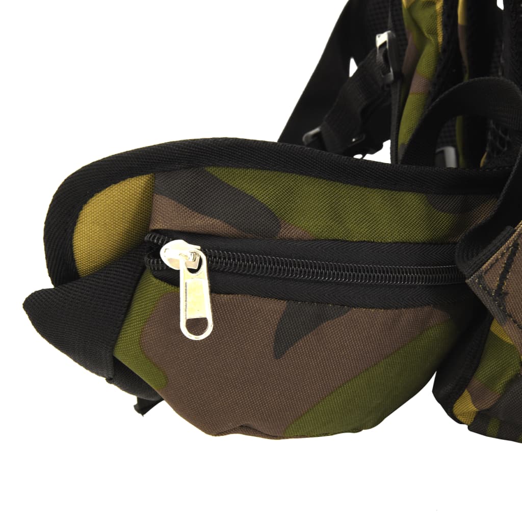 Wandelrugzak 60 L camouflage oxford stof groen is nu te koop bij PeponiXL, paradijselijk wonen!