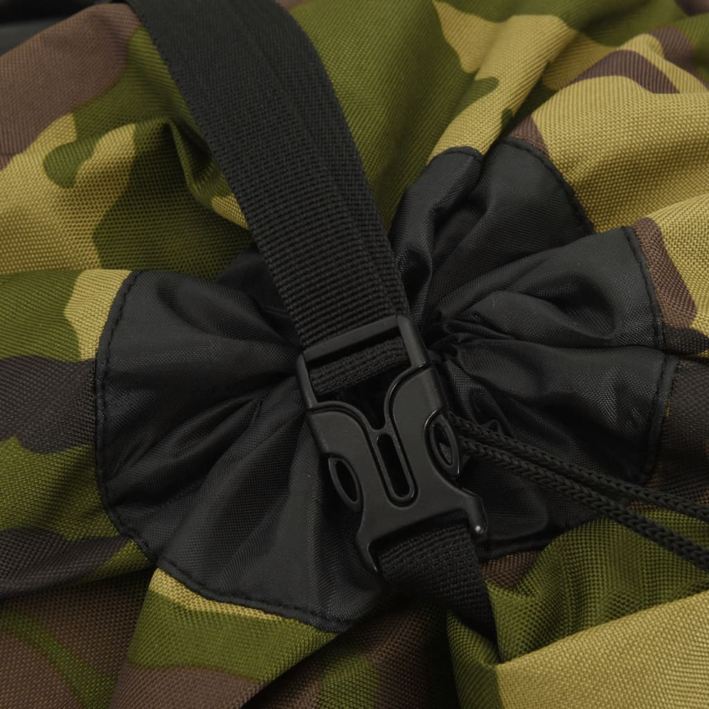Wandelrugzak 60 L camouflage oxford stof groen is nu te koop bij PeponiXL, paradijselijk wonen!