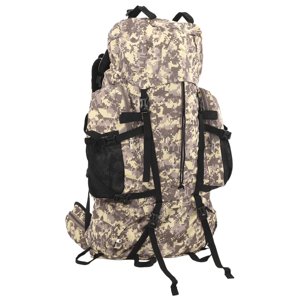 Wandelrugzak 60 L camouflage oxford stof camelbruin is nu te koop bij PeponiXL, paradijselijk wonen!