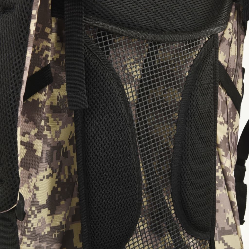 Wandelrugzak 60 L camouflage oxford stof camelbruin is nu te koop bij PeponiXL, paradijselijk wonen!