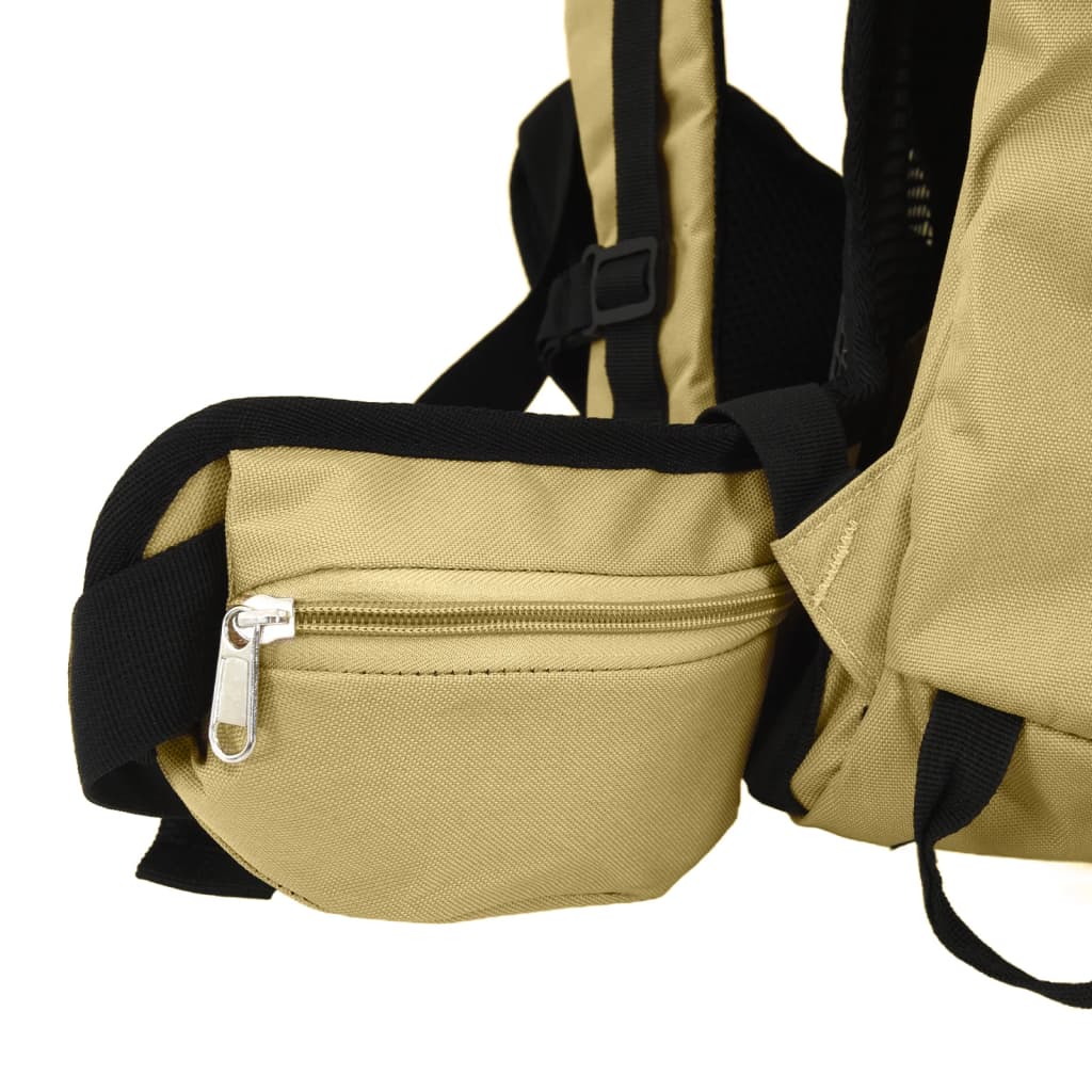 Wandelrugzak 60 L oxford stof kakikleurig is nu te koop bij PeponiXL, paradijselijk wonen!