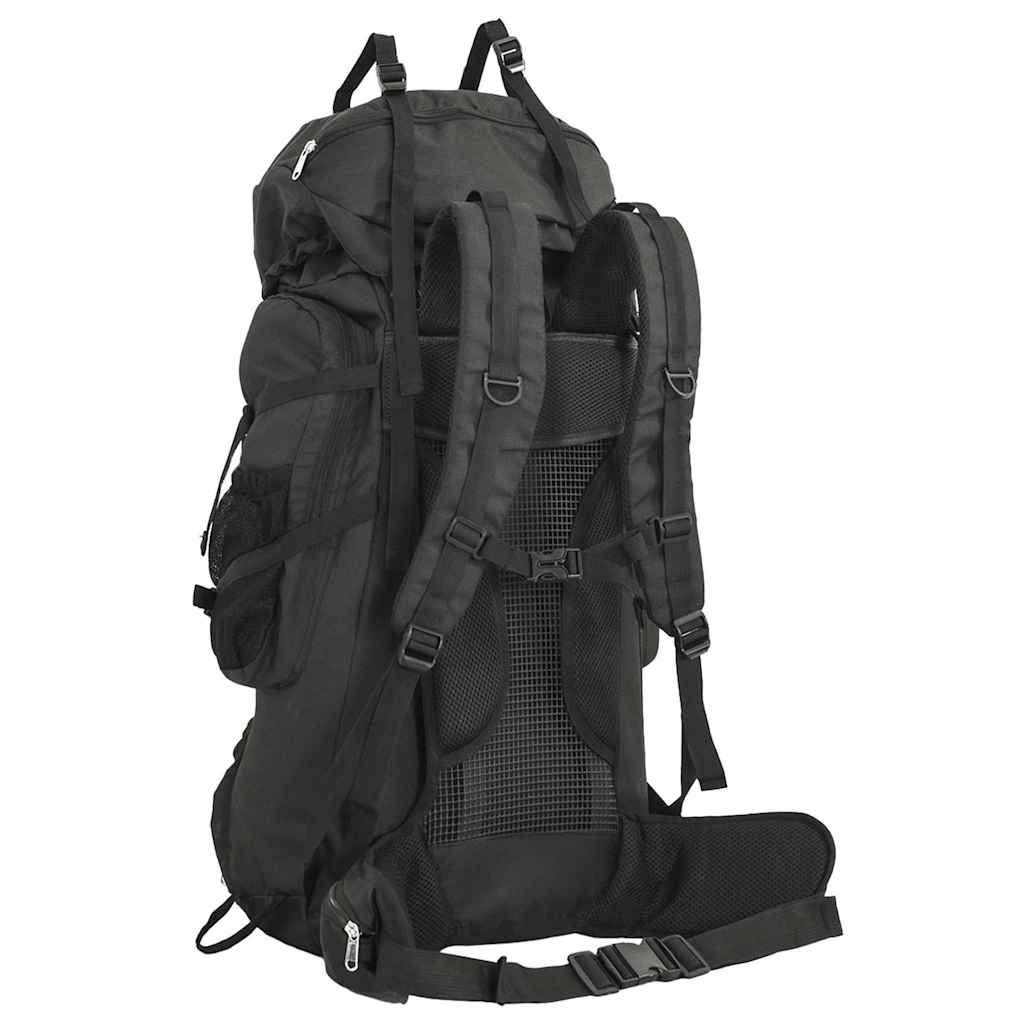 Wandelrugzak 80 L oxford stof zwart is nu te koop bij PeponiXL, paradijselijk wonen!