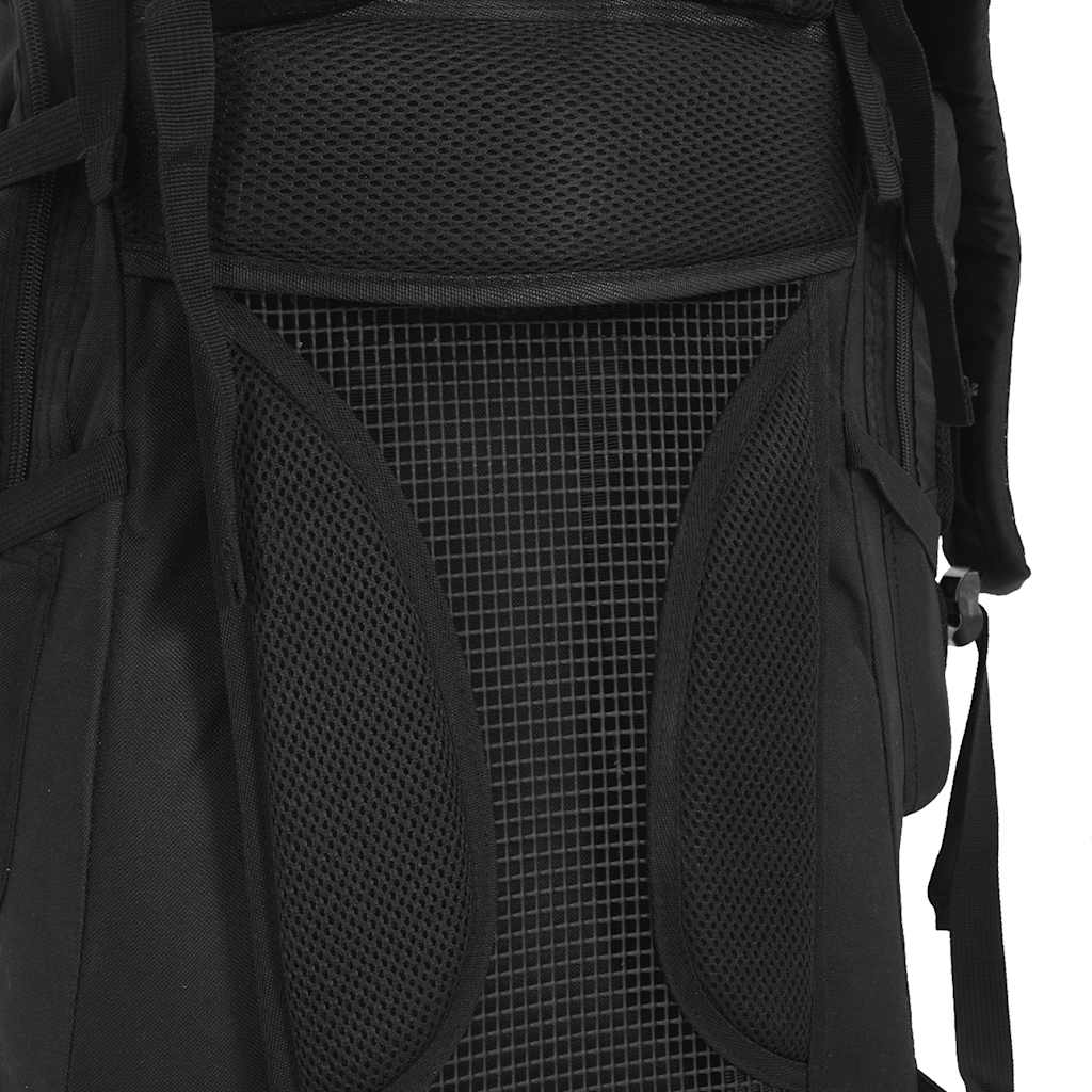 Wandelrugzak 80 L oxford stof zwart is nu te koop bij PeponiXL, paradijselijk wonen!