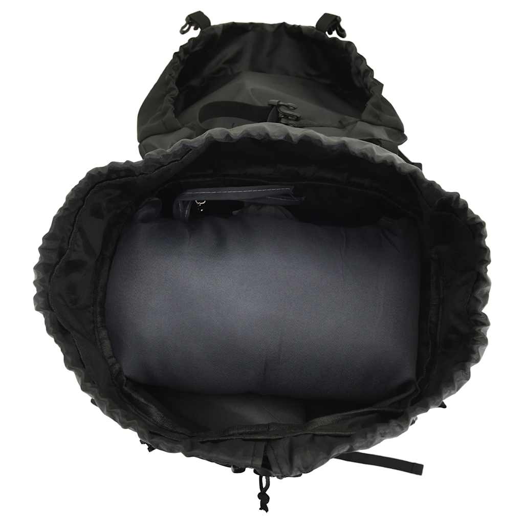 Wandelrugzak 80 L oxford stof zwart is nu te koop bij PeponiXL, paradijselijk wonen!