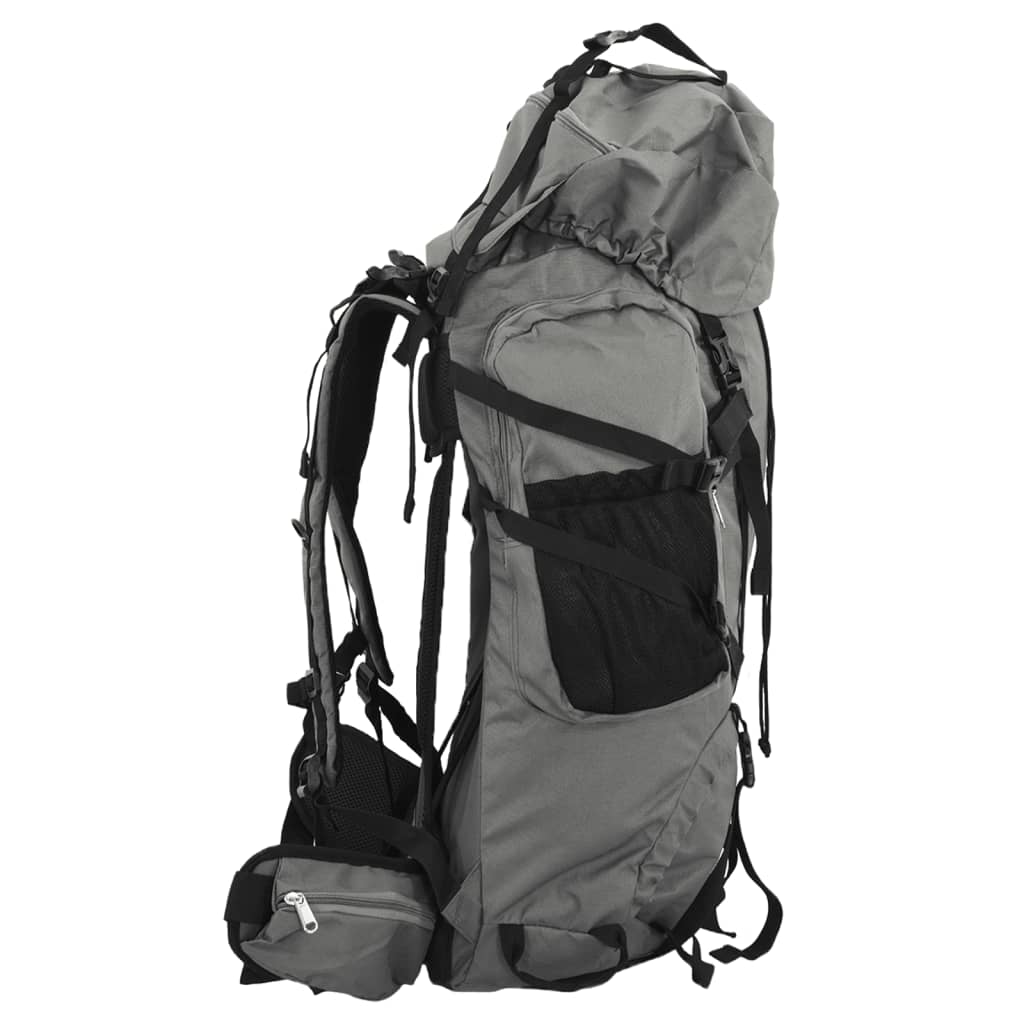 Wandelrugzak 80 L oxford stof grijs is nu te koop bij PeponiXL, paradijselijk wonen!