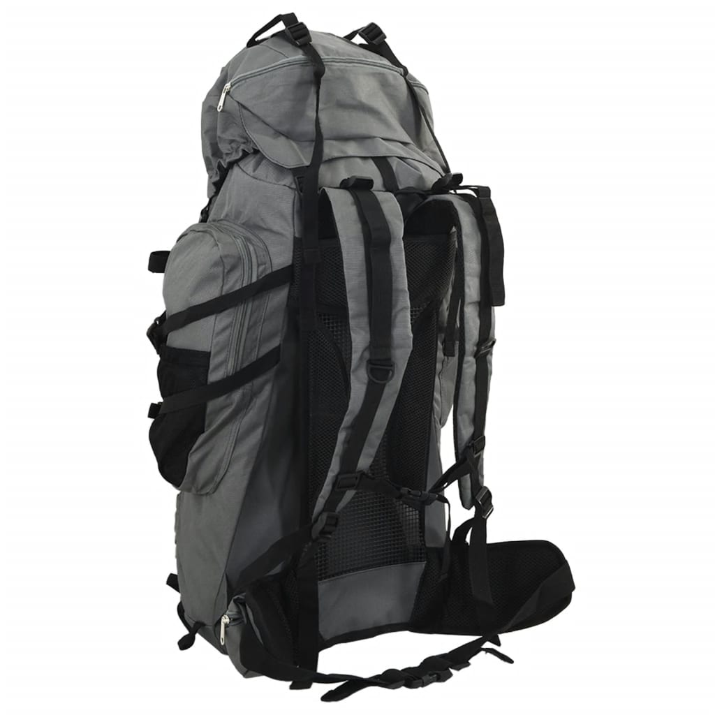 Wandelrugzak 80 L oxford stof grijs is nu te koop bij PeponiXL, paradijselijk wonen!