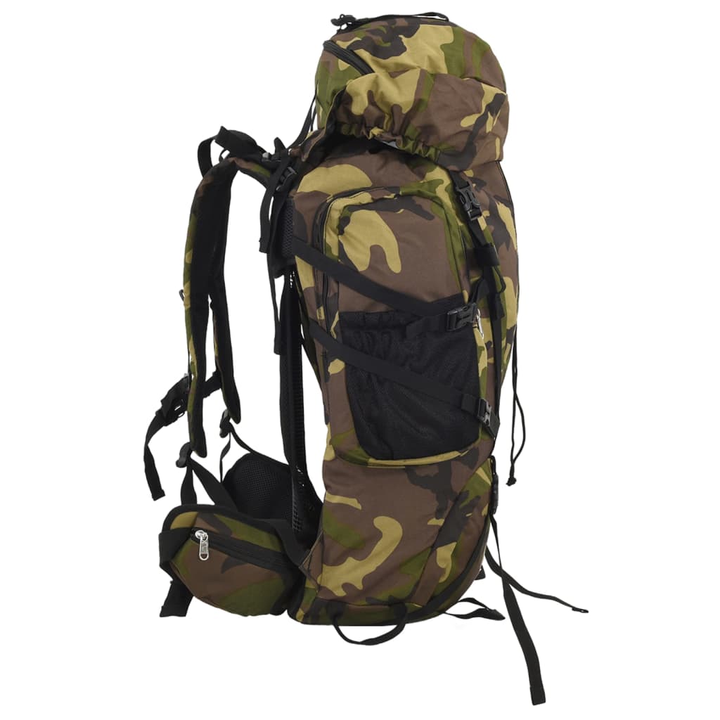 Wandelrugzak 80 L camouflage oxford stof groen is nu te koop bij PeponiXL, paradijselijk wonen!