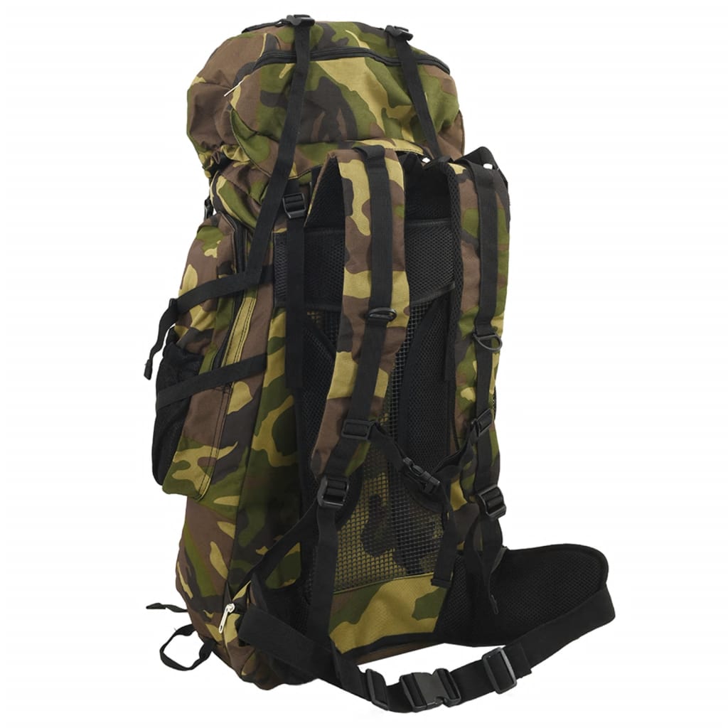 Wandelrugzak 80 L camouflage oxford stof groen is nu te koop bij PeponiXL, paradijselijk wonen!