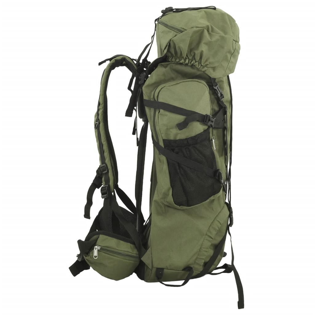 Wandelrugzak 80 L oxford stof legergroen is nu te koop bij PeponiXL, paradijselijk wonen!