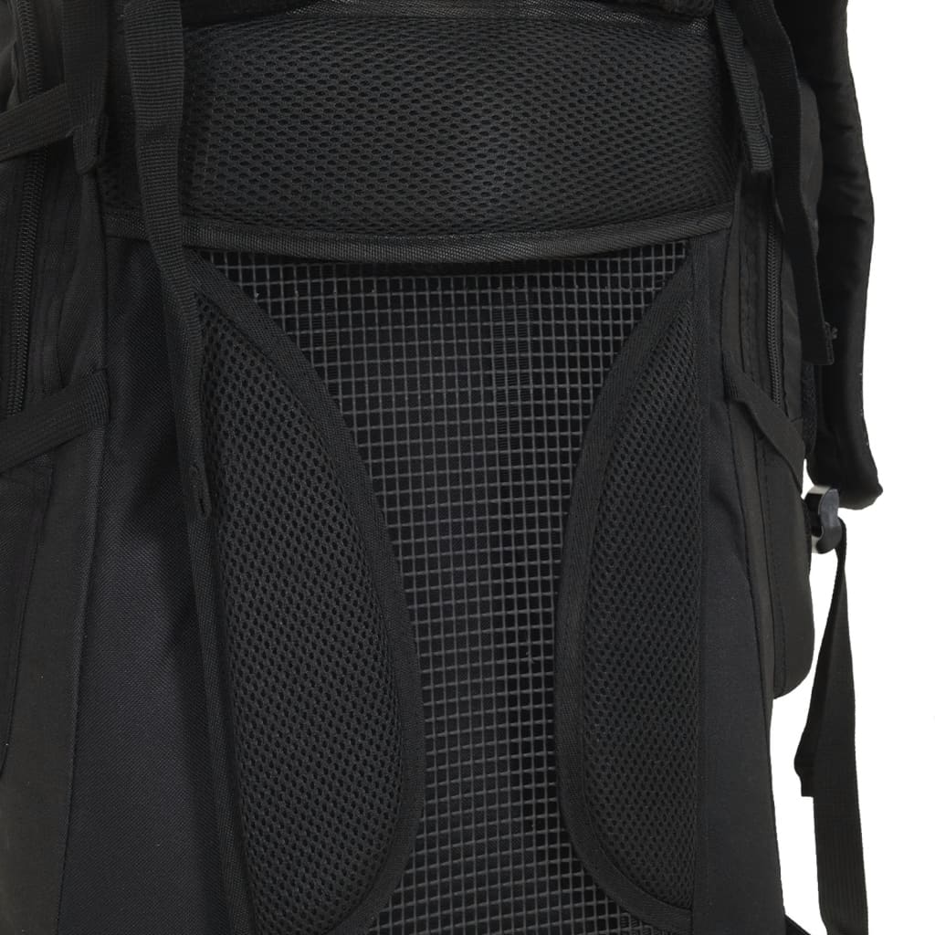 Wandelrugzak 100 L oxford stof zwart is nu te koop bij PeponiXL, paradijselijk wonen!