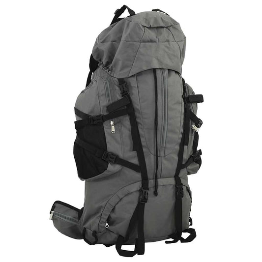 Wandelrugzak 100 L oxford stof grijs is nu te koop bij PeponiXL, paradijselijk wonen!