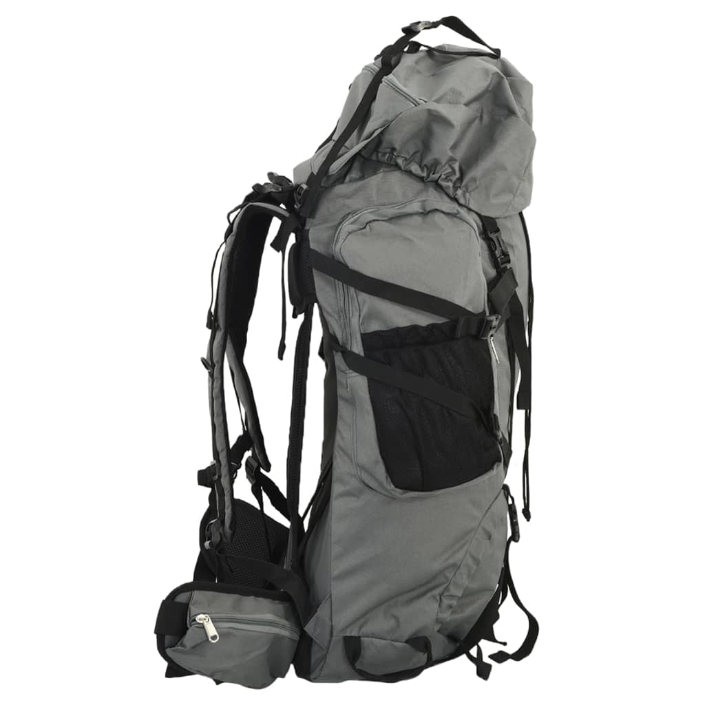 Wandelrugzak 100 L oxford stof grijs is nu te koop bij PeponiXL, paradijselijk wonen!