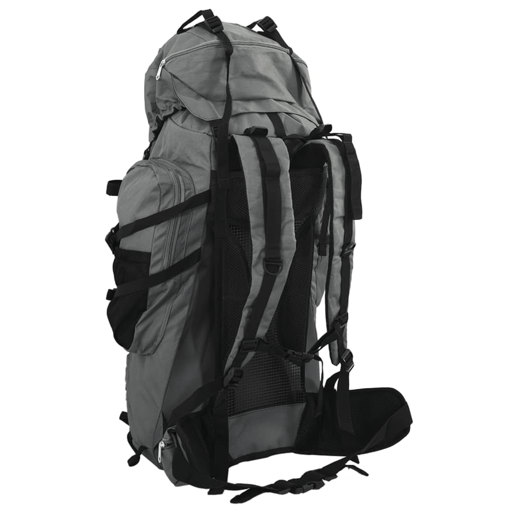 Wandelrugzak 100 L oxford stof grijs is nu te koop bij PeponiXL, paradijselijk wonen!