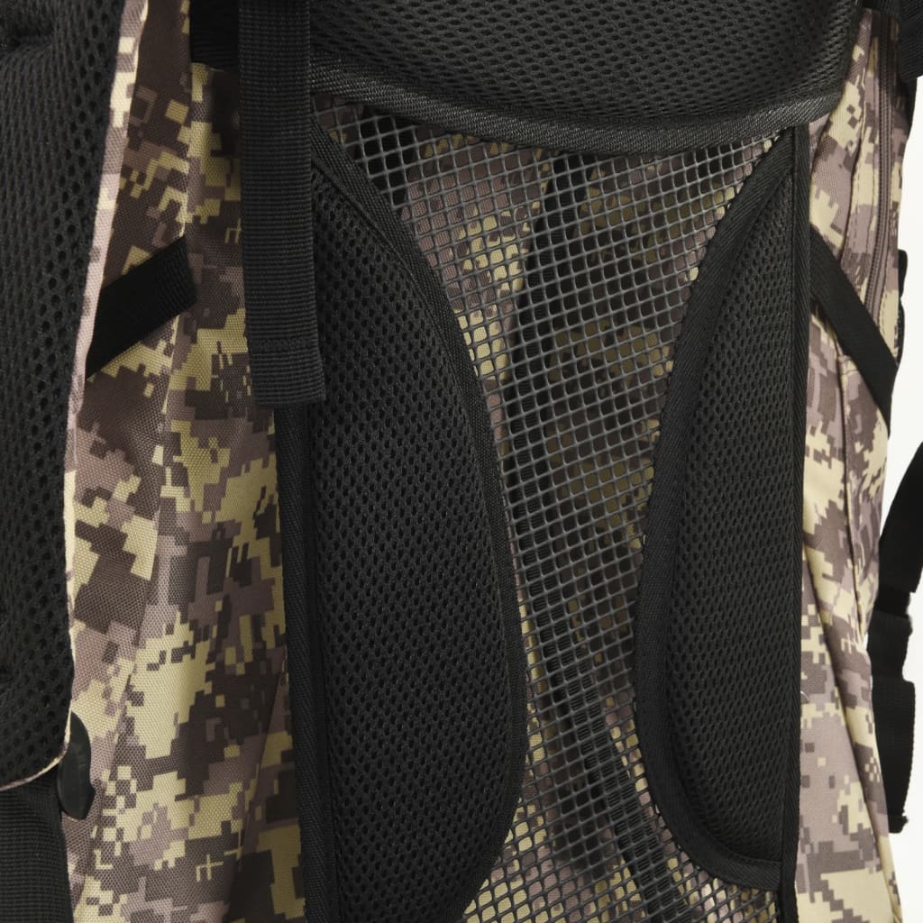 Wandelrugzak 100 L camouflage oxford stof camelbruin is nu te koop bij PeponiXL, paradijselijk wonen!