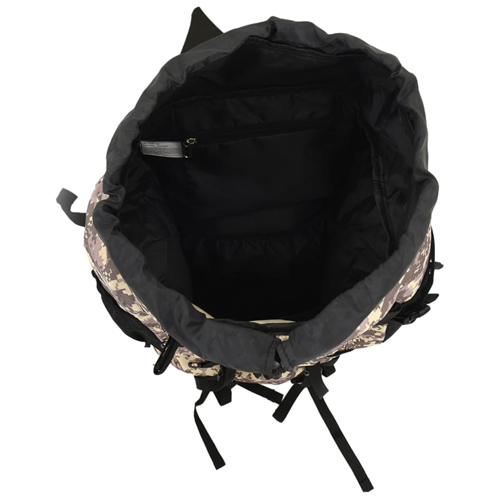 Wandelrugzak 100 L camouflage oxford stof camelbruin is nu te koop bij PeponiXL, paradijselijk wonen!