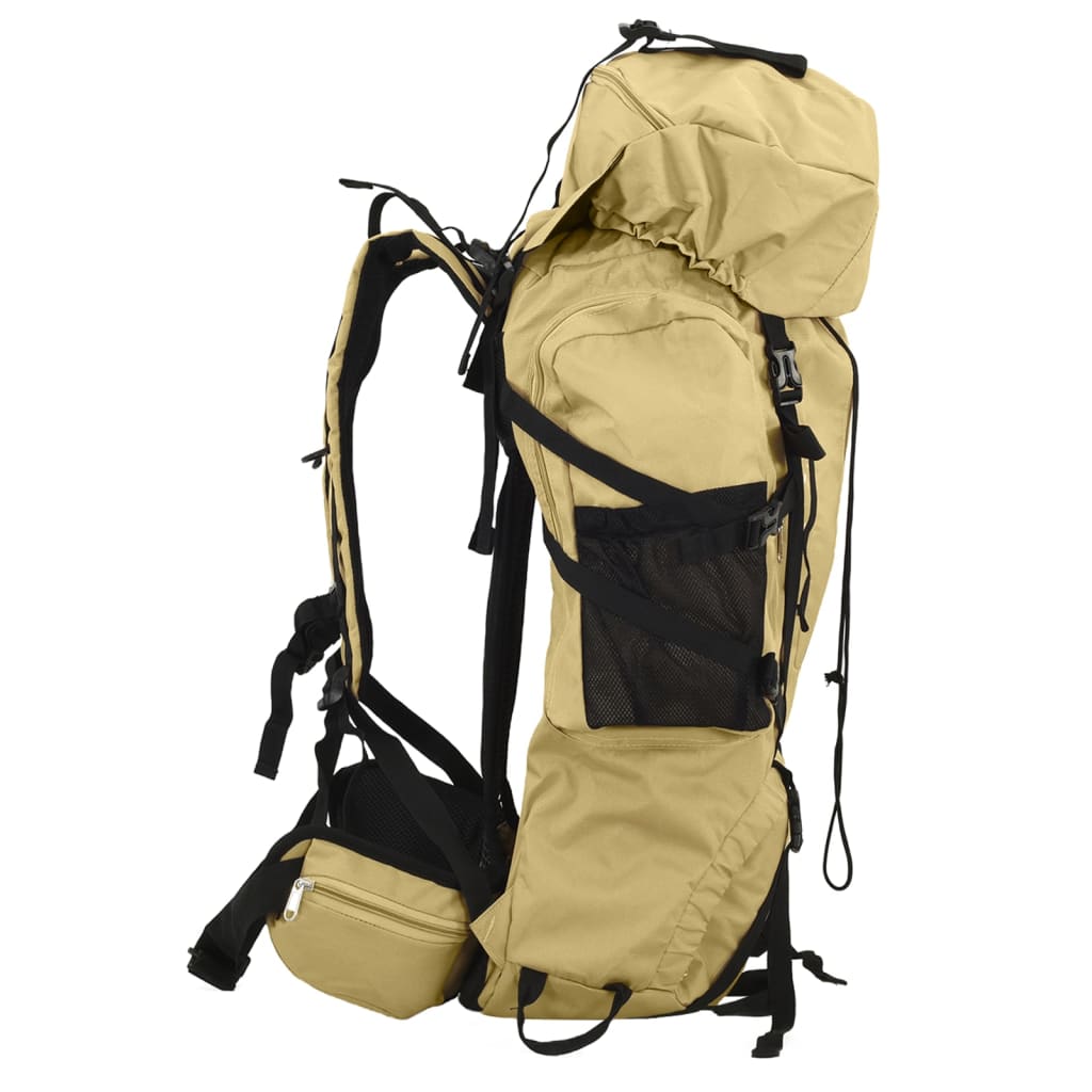 Wandelrugzak 100 L oxford stof kakikleurig is nu te koop bij PeponiXL, paradijselijk wonen!