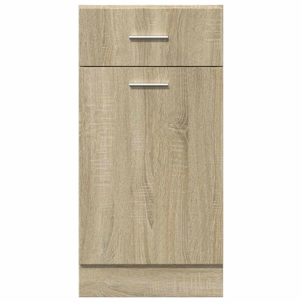 Onderkast met lade Lyon 40x46x81,5 cm bewerkt hout sonoma eikenkleurig is nu te koop bij PeponiXL, paradijselijk wonen!