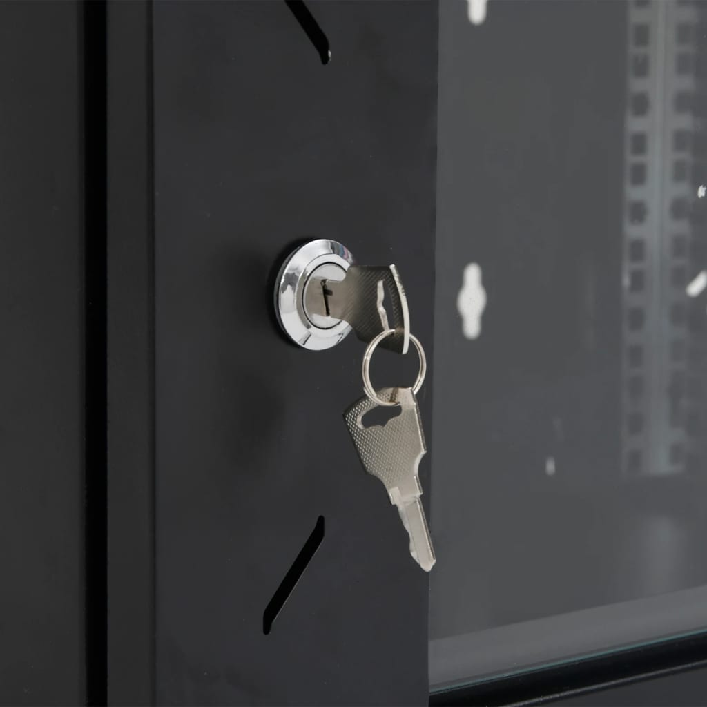 Netwerkkast wandgemonteerd 12U 19" IP20 53x40x60 cm is nu te koop bij PeponiXL, paradijselijk wonen!