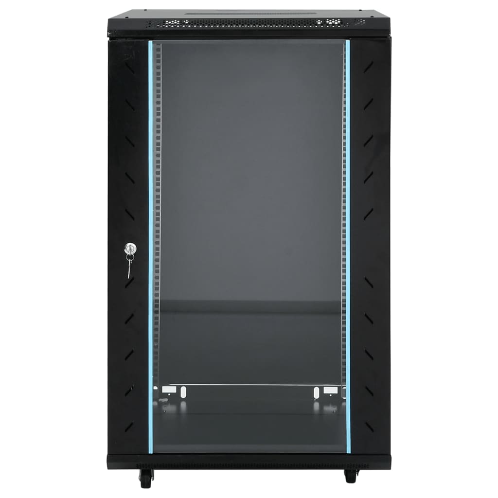Netwerkkast met draaiwieltjes 18U 19" IP20 60x60x100 cm is nu te koop bij PeponiXL, paradijselijk wonen!
