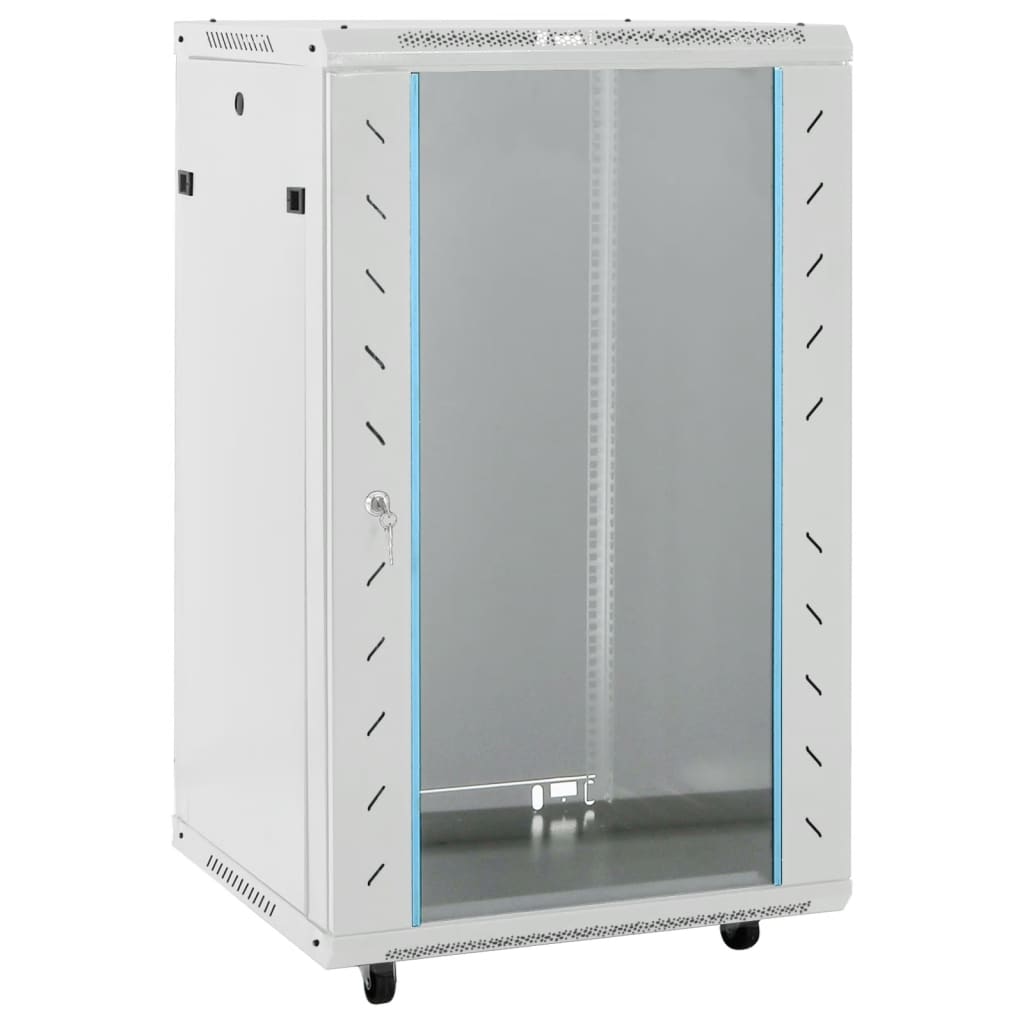 Netwerkkast met draaiwieltjes 18U 19" IP20 60x60x100 cm is nu te koop bij PeponiXL, paradijselijk wonen!